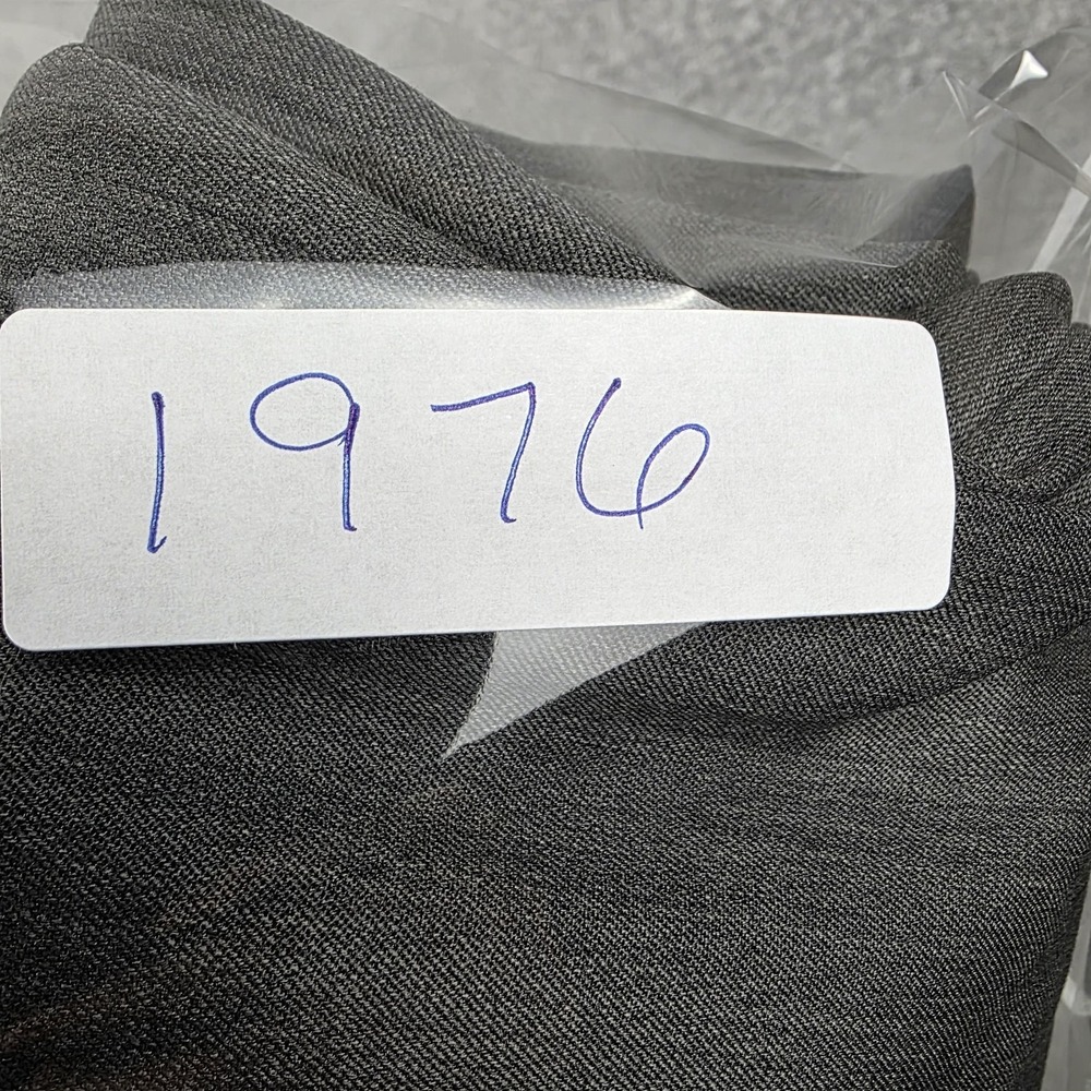 Brooks Brothers Pants Mens 35x30 Gray 346 Wool Dress Flat Front Lined Trousers - Picture 11 of 11